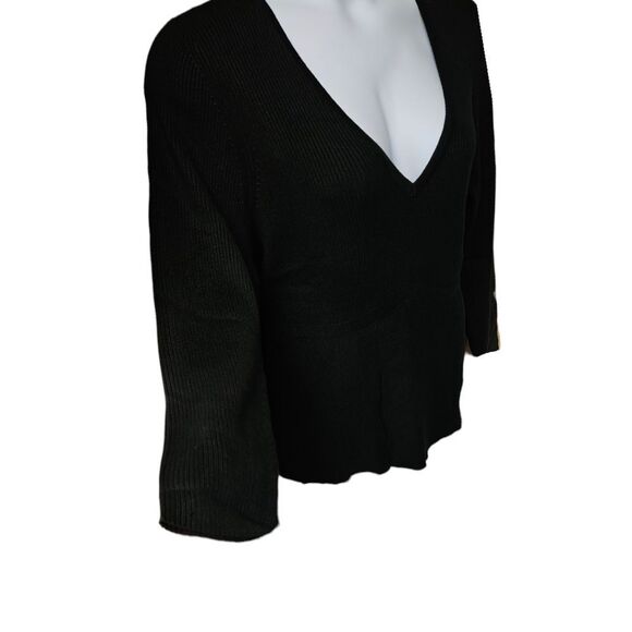 TORRID BLACK FITTED PULLOVER SWEATER PLUS SIZE 3X - Picture 4 of 15